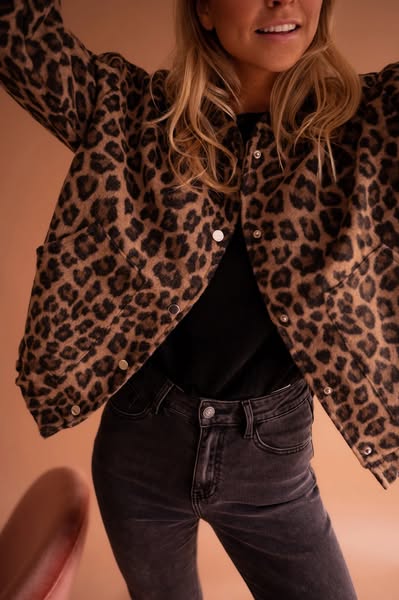 Leopard™ | Chaqueta Bomber de Leopardo