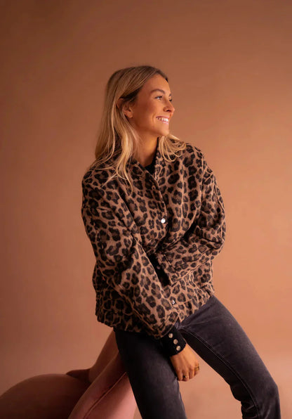 Leopard™ | Chaqueta Bomber de Leopardo